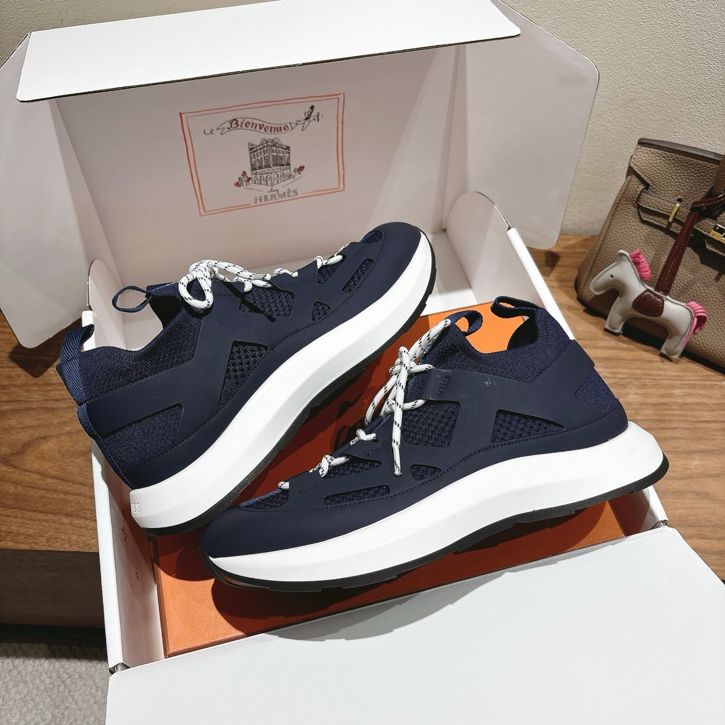 HM 25 Katana Sneaker Blue Calfskin 353500