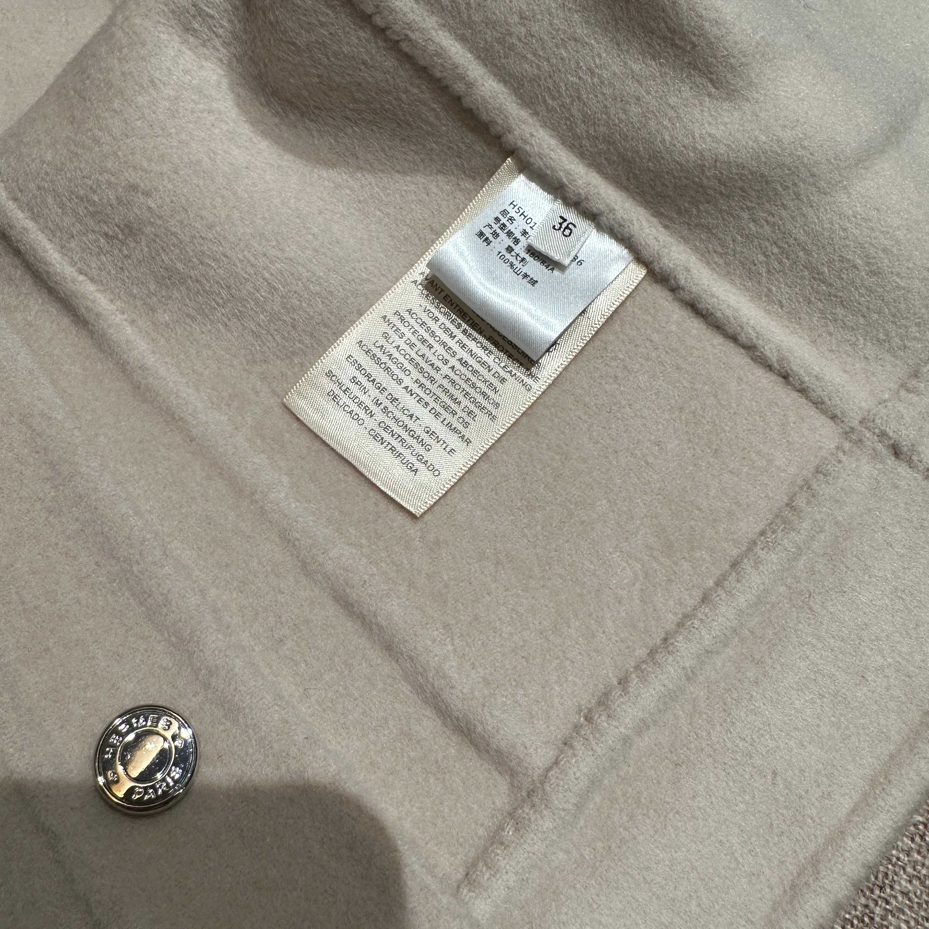 HM 25 Jacket White Wool 02651