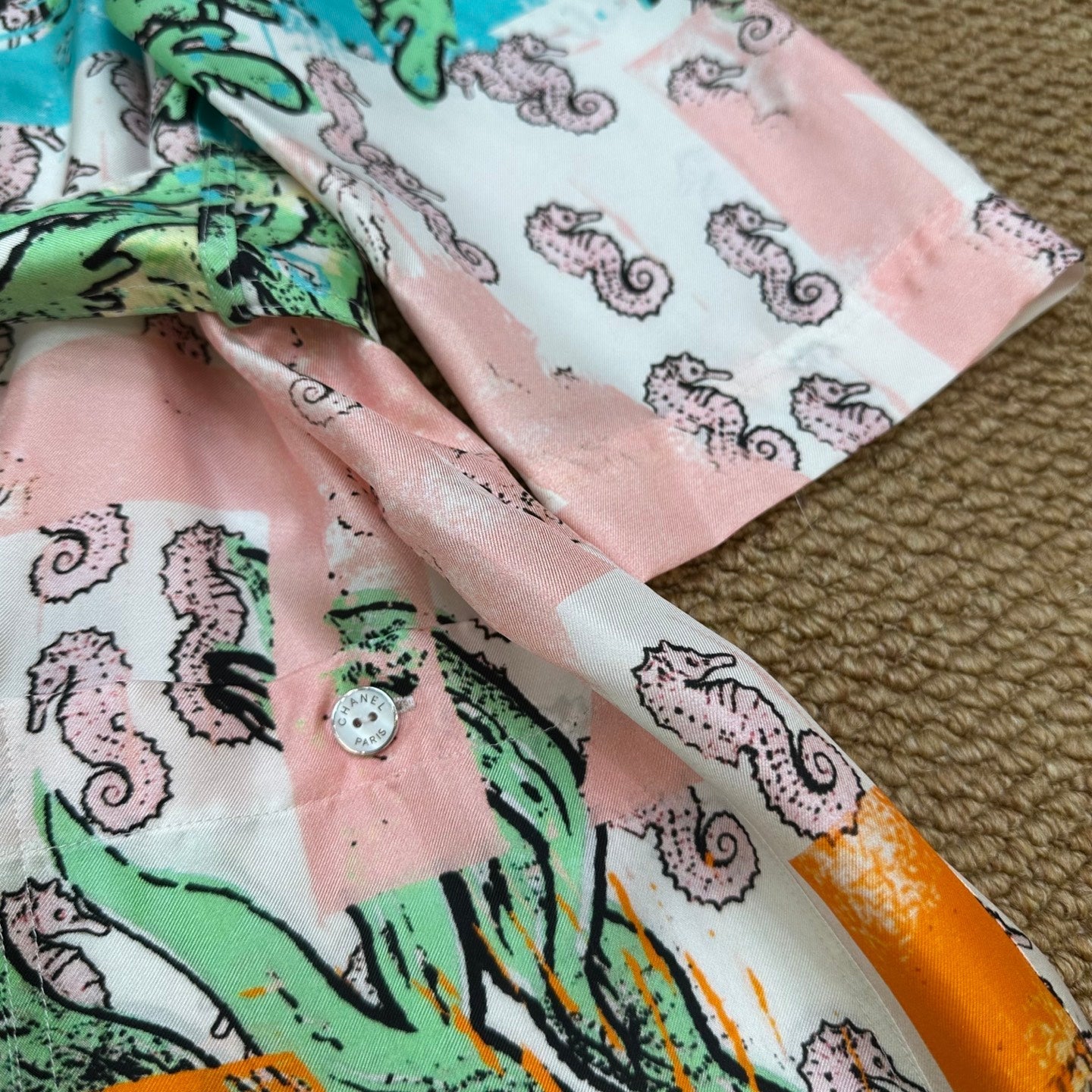Chanel 2026 Pattern Bathrobe Silk 401670