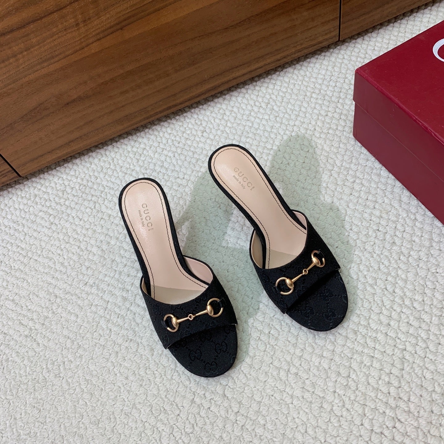 Gucci 2026 Horsebit High-heeled 85mm Sandal 896100