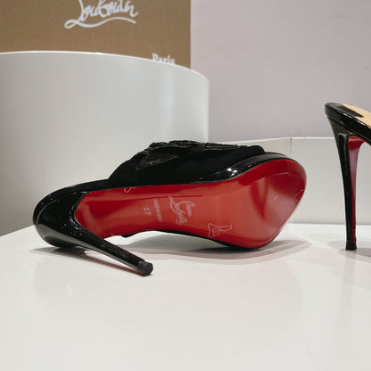 CL 25 Mule High Heel 120mm Suede 240502