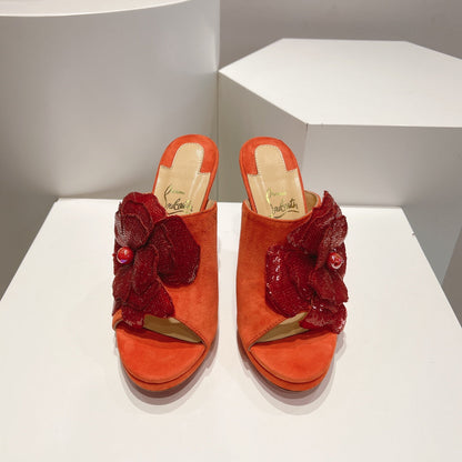 CL 25 Mule High Heel 120mm Suede 240502
