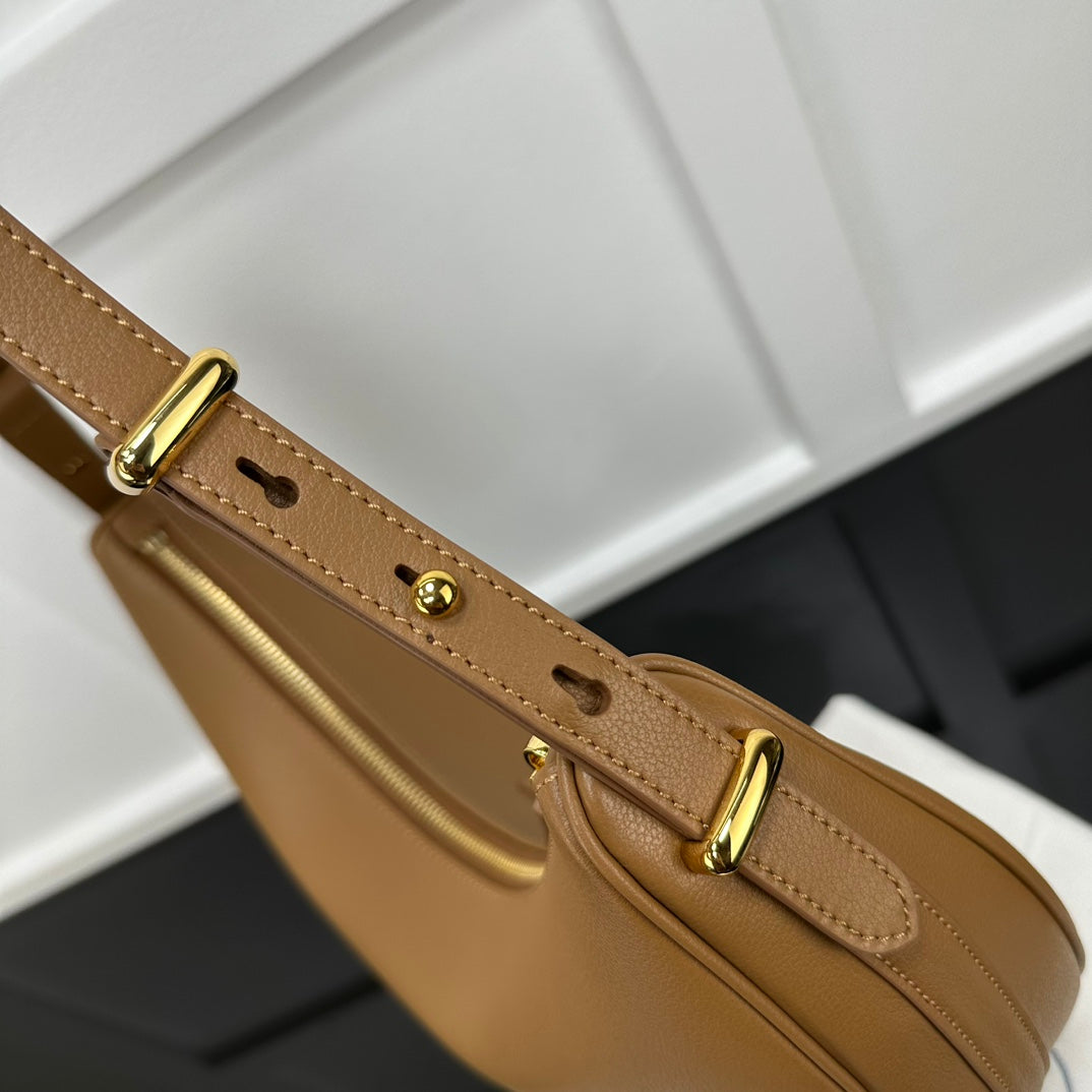 Prada 2026 Arque Shoulder Bag 35cm Calfskin