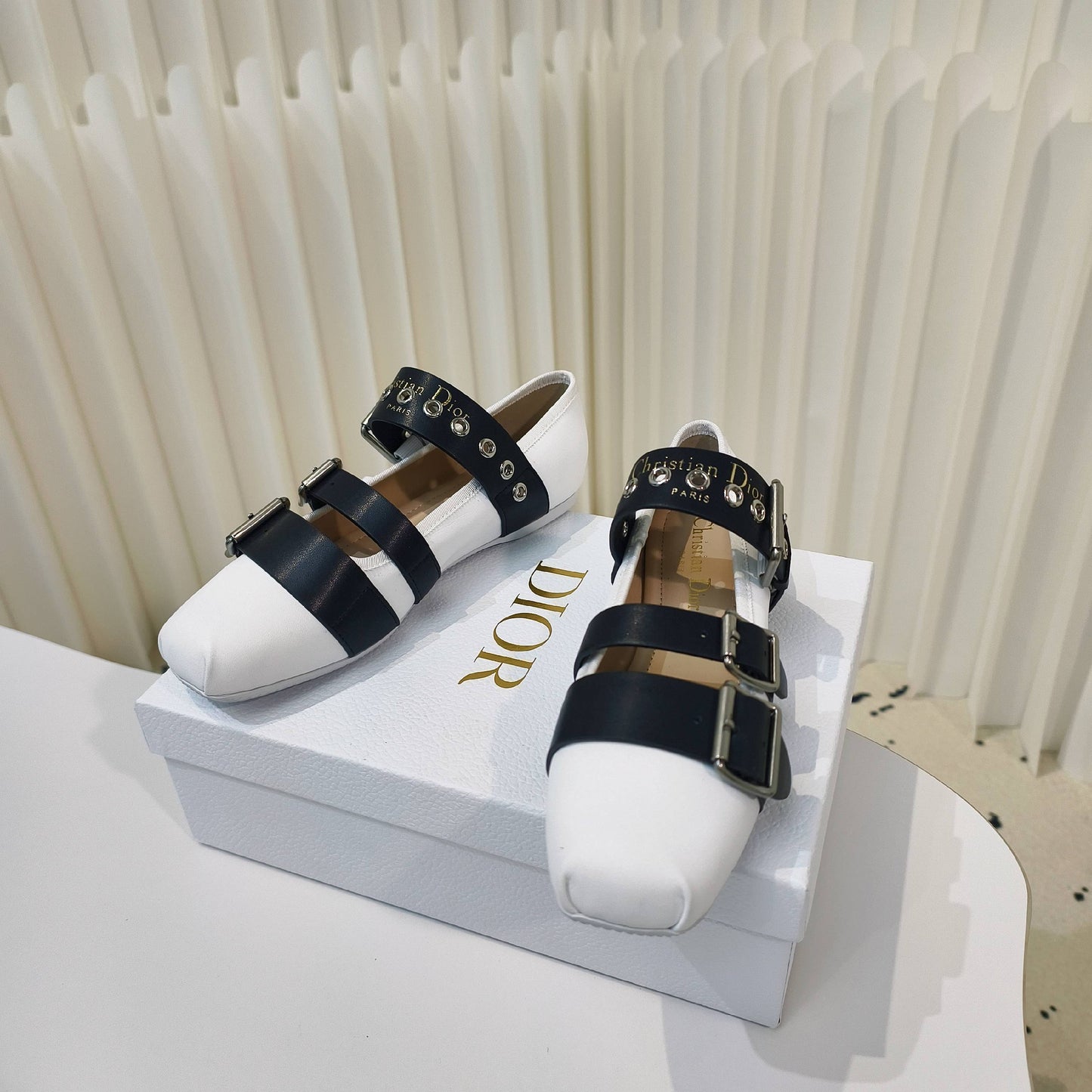 CD 25 Punk Ballet Flat  Calfskin and Suede 237991