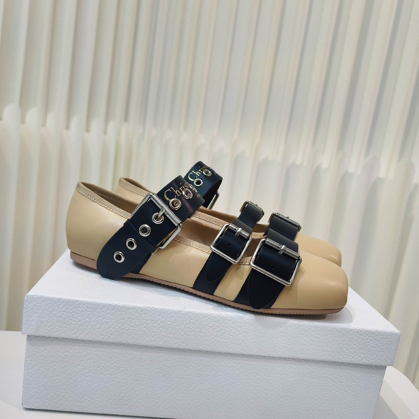 CD 25 Punk Ballet Flat  Calfskin and Suede 237991