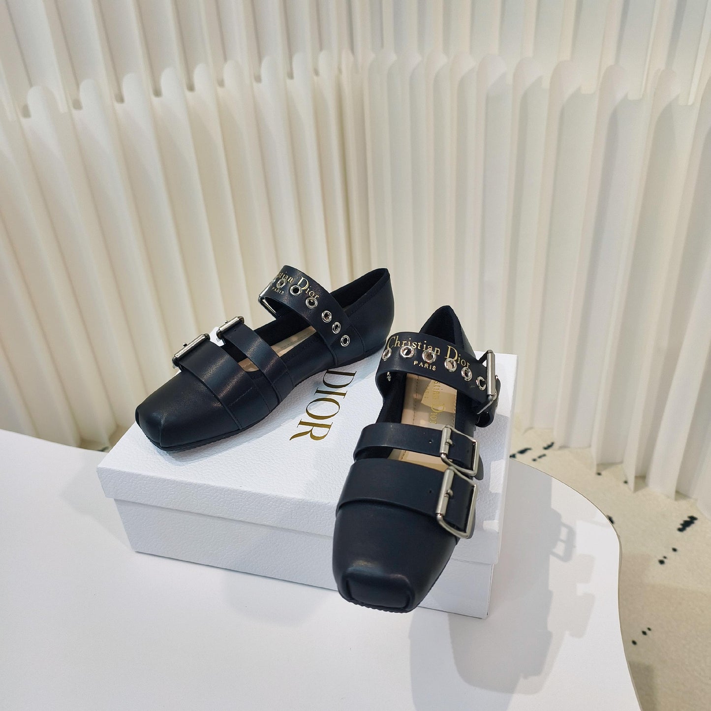 CD 25 Punk Ballet Flat  Calfskin and Suede 237991