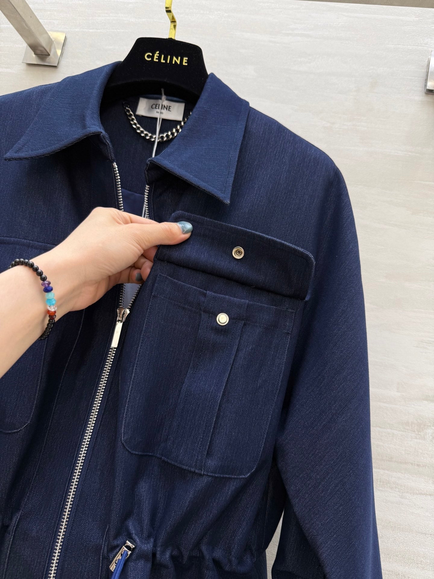 Celine 25 Drawstring Jacket Polyester 298413