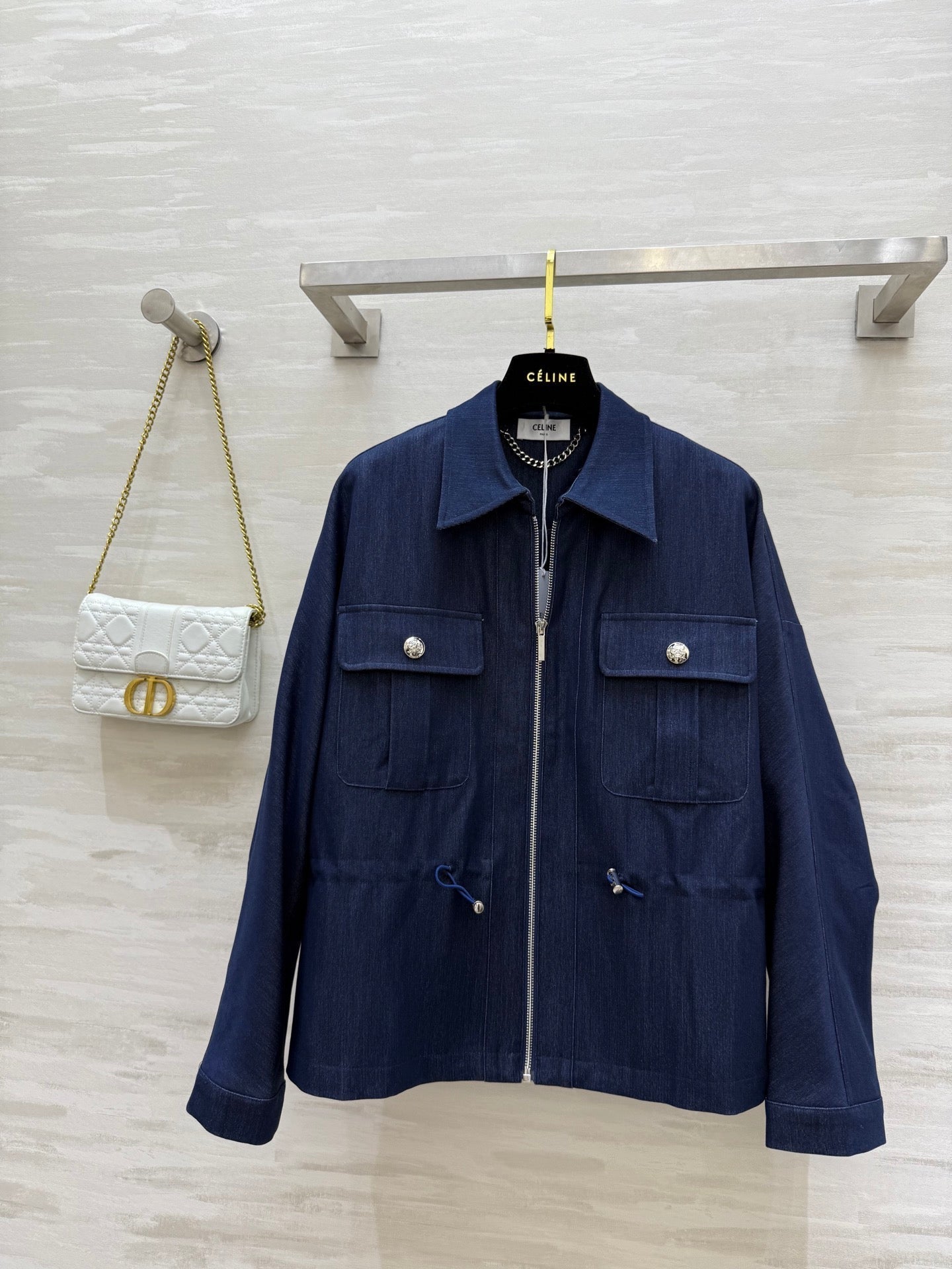 Celine 25 Drawstring Jacket Polyester 298413