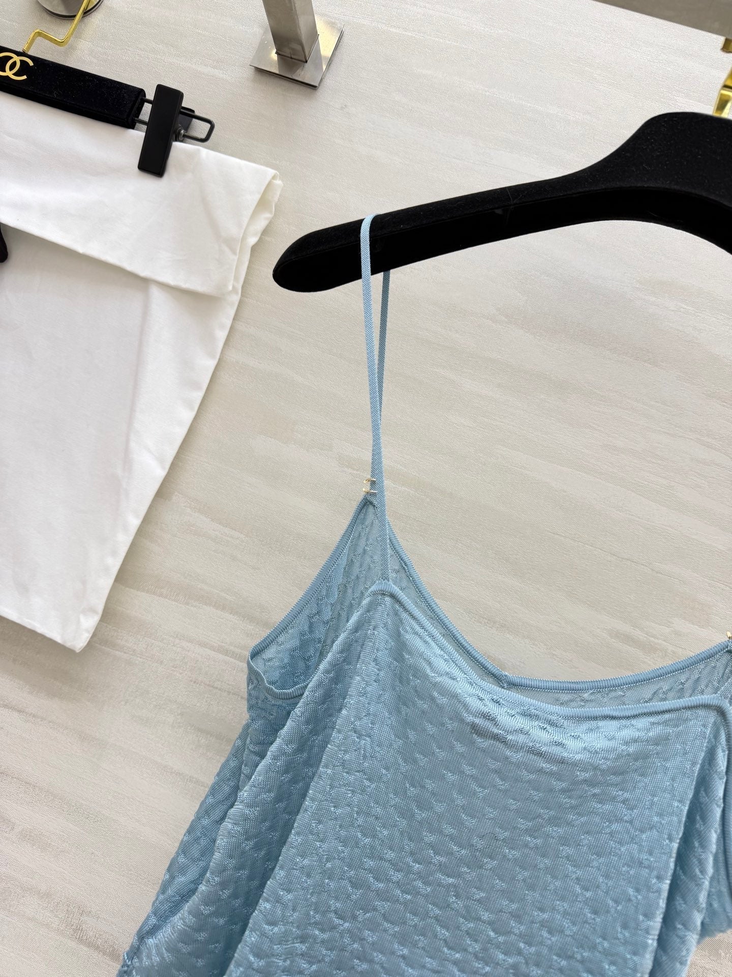 Chanel 2026 Camisole Blue Viscose 367578