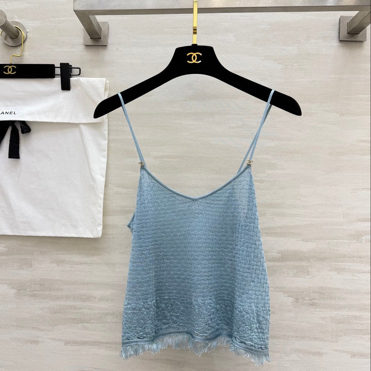 Chanel 2026 Camisole Blue Viscose 367578