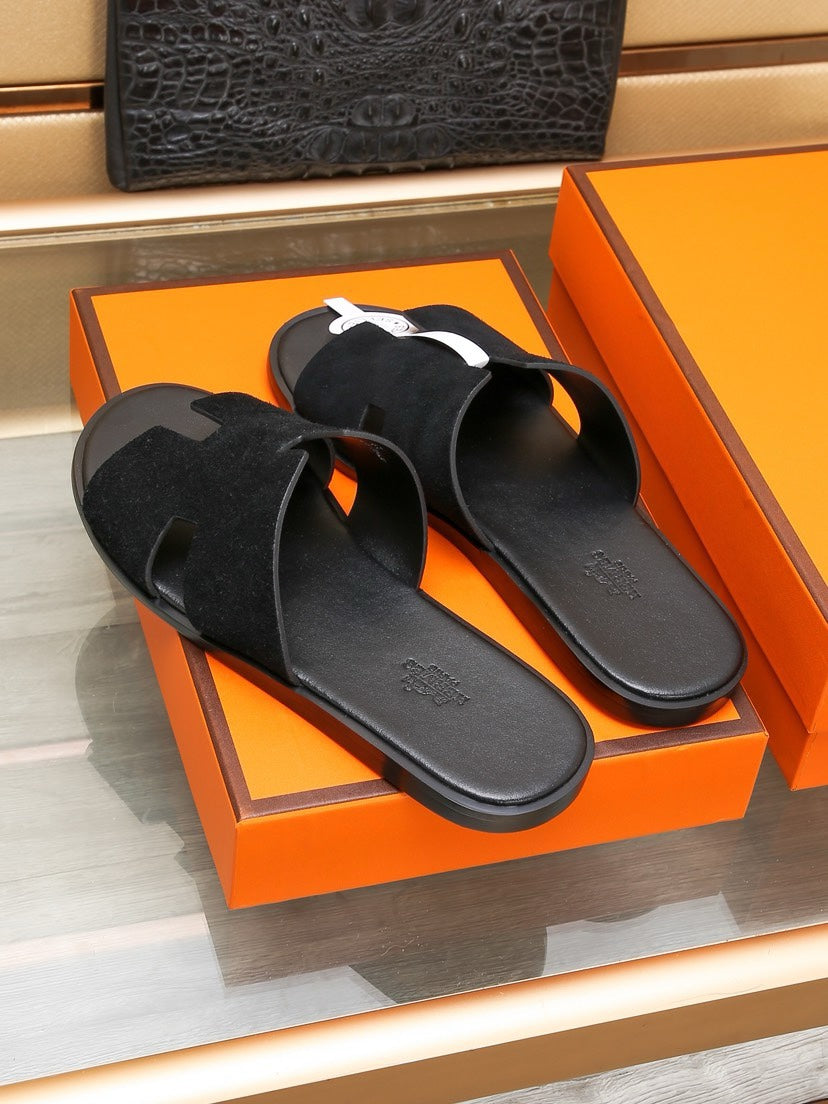HM IZMIR SANDAL BLACK SUEDE