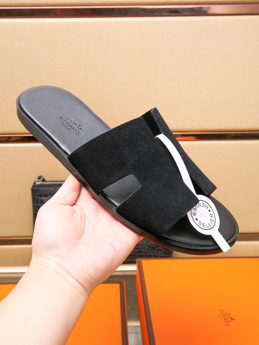 HM IZMIR SANDAL BLACK SUEDE