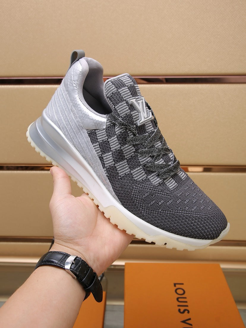 SNEAKERS IN SMOKE GREY MESH BREATHABLE AND RUBBER