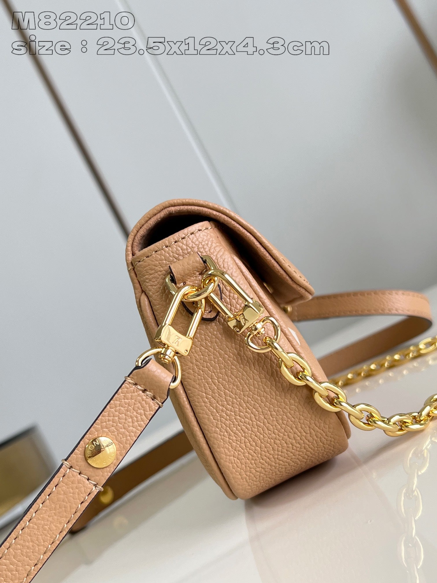 LV Woc Ivy 23.5 Brown Monogram Empreinte Calfskin