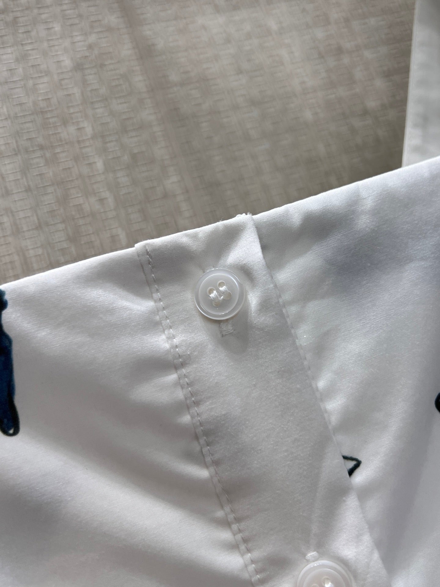 Dior 2026 Spaghetti Straps Dress White Blue Cotton 400591