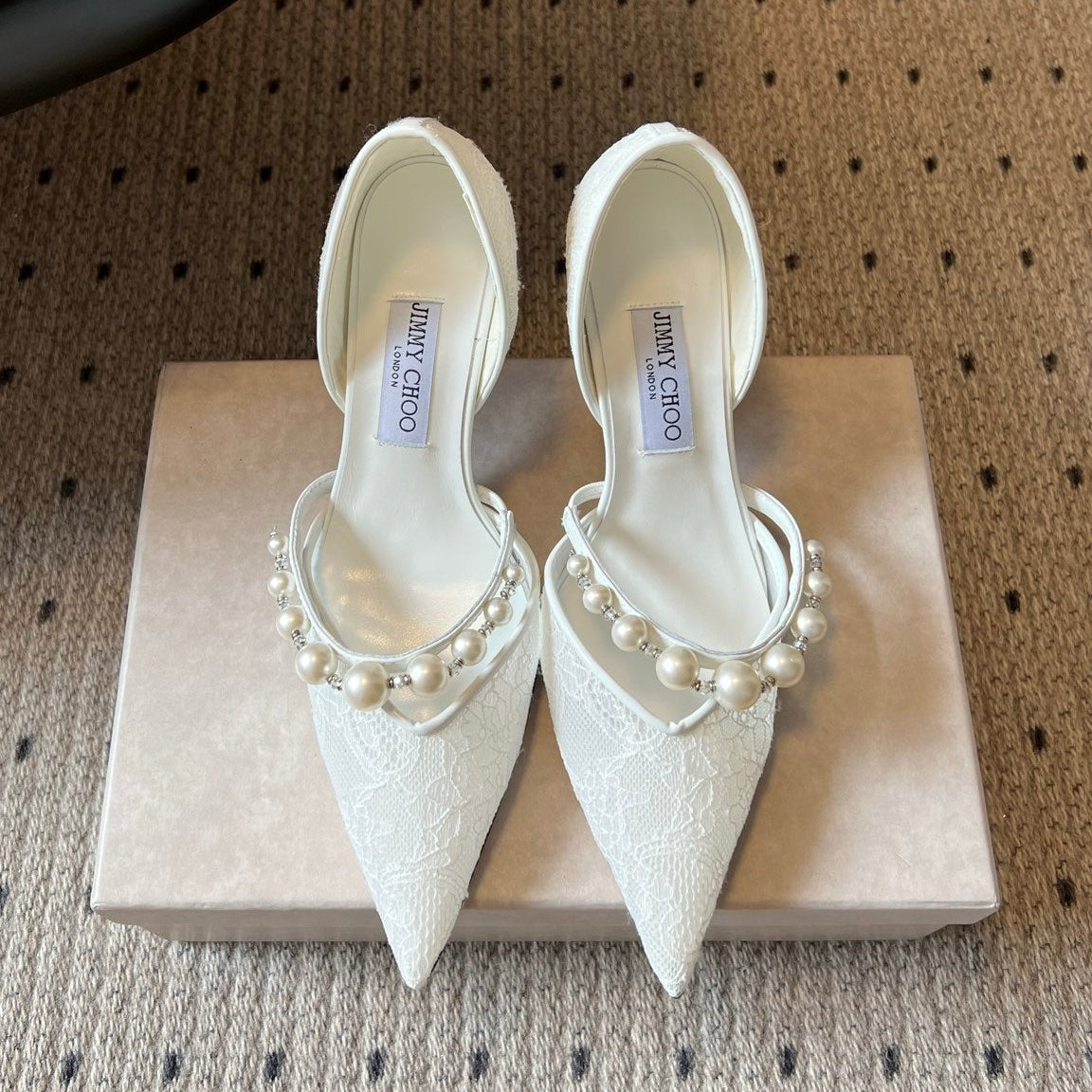 Jimmy Choo 2026 Aurelie Pumps 85mm Lace 933902