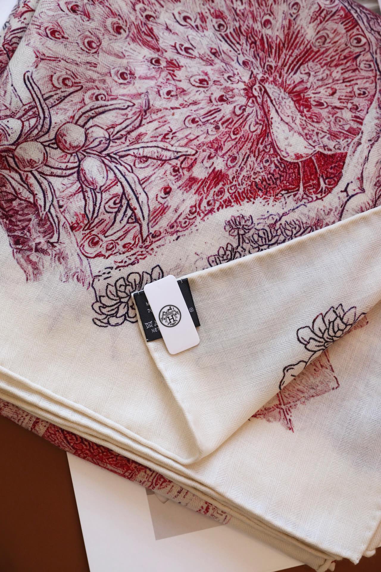 SCARF 140 IN ROSE PINK SILK