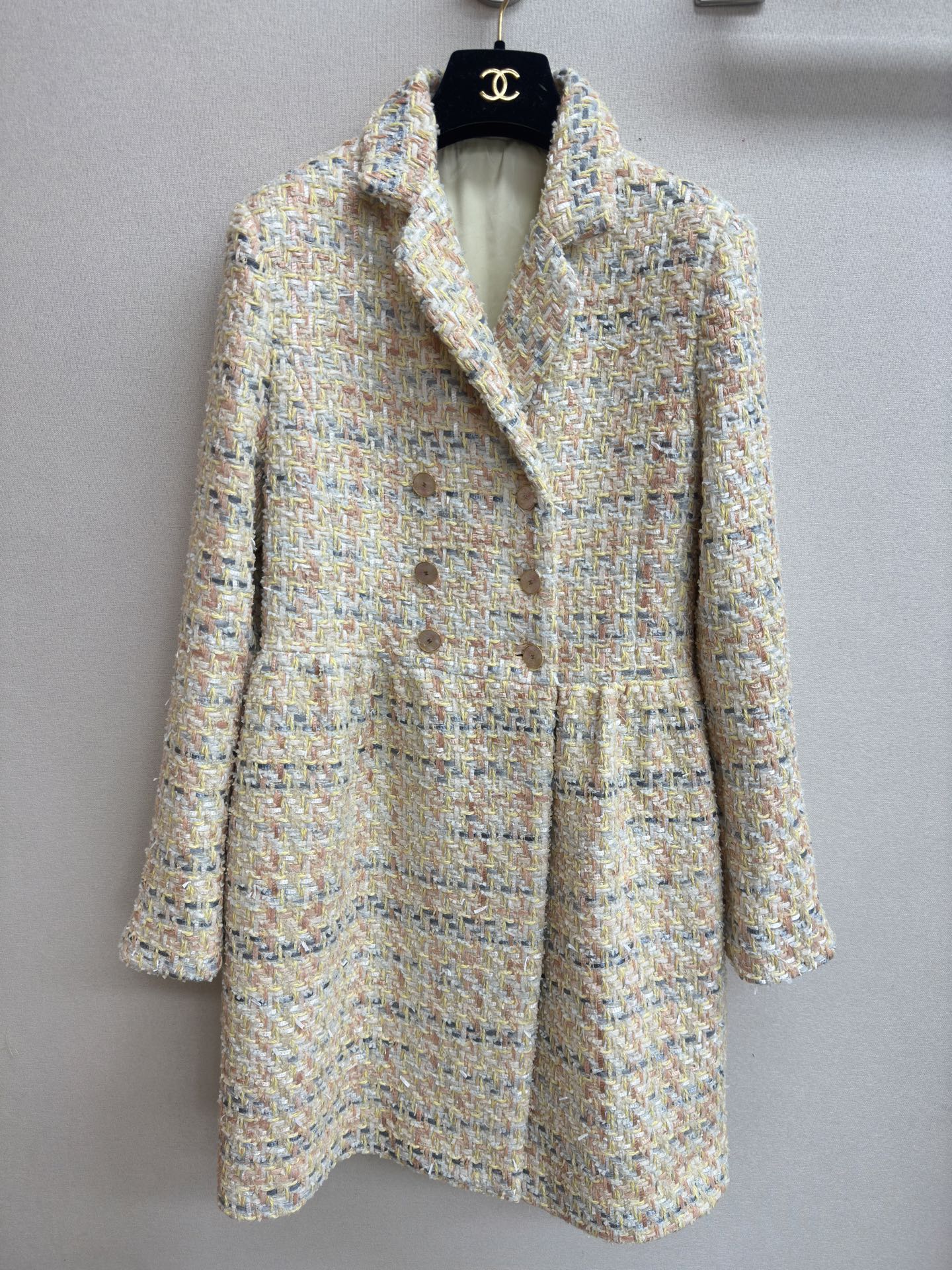 CC Coat Dress Multicolor Cotton Polyamide 251915