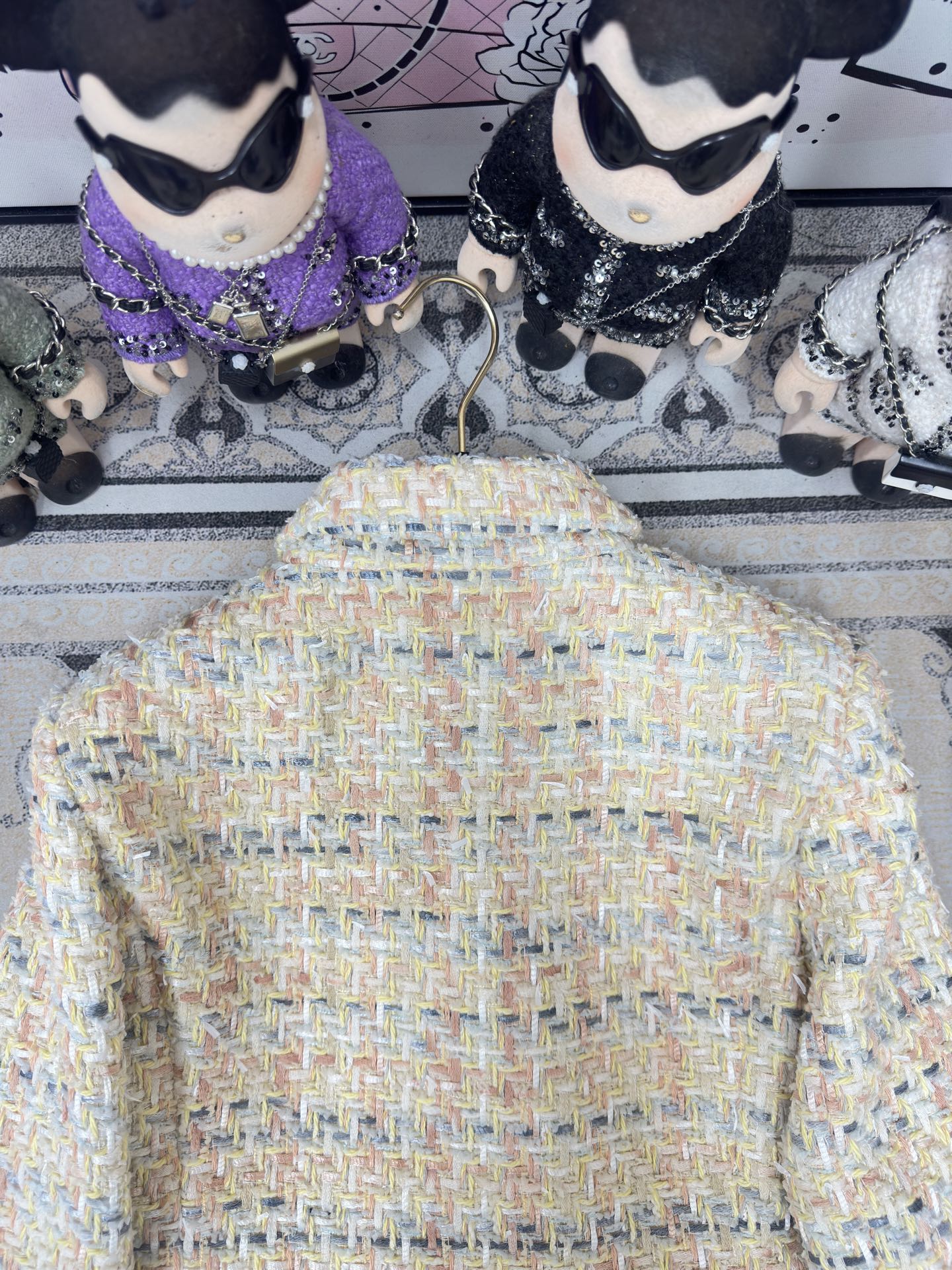 CC Coat Dress Multicolor Cotton Polyamide 251915