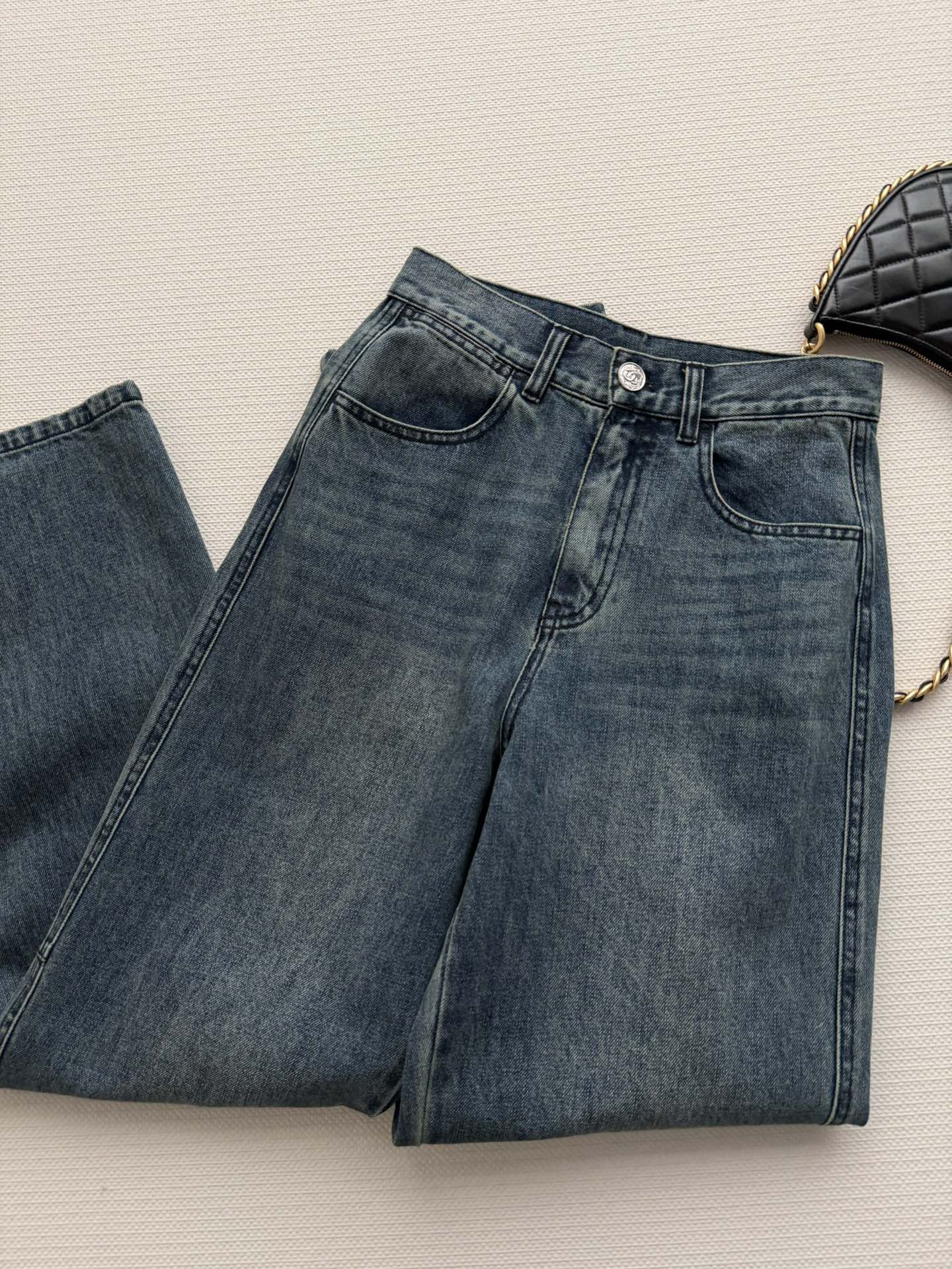 Chanel 2026 Denim Pant Blue Cotton 363711