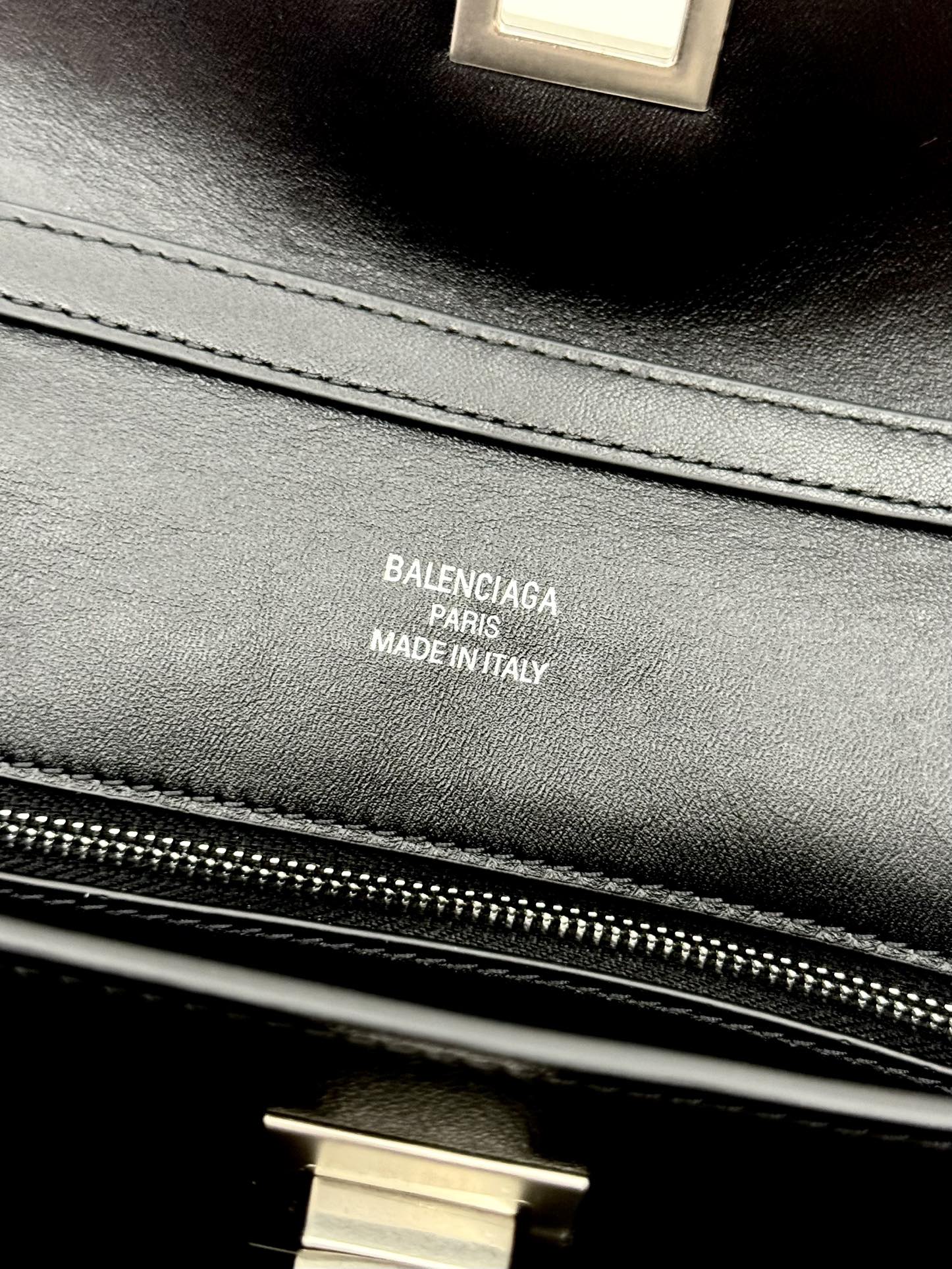 Balenciaga Small Rodeo Bag 29 Black Calfskin Sliver Hardware
