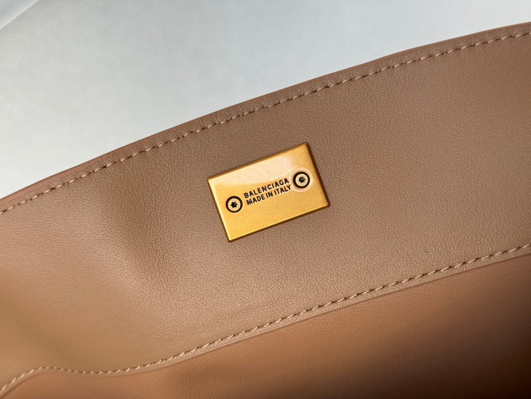 Balenciaga Small Bag 29 Rich Brown Calfskin Gold Hardware