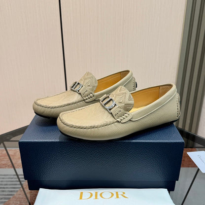 CD OdÃ©on Loafer Beige Calfskin 638582