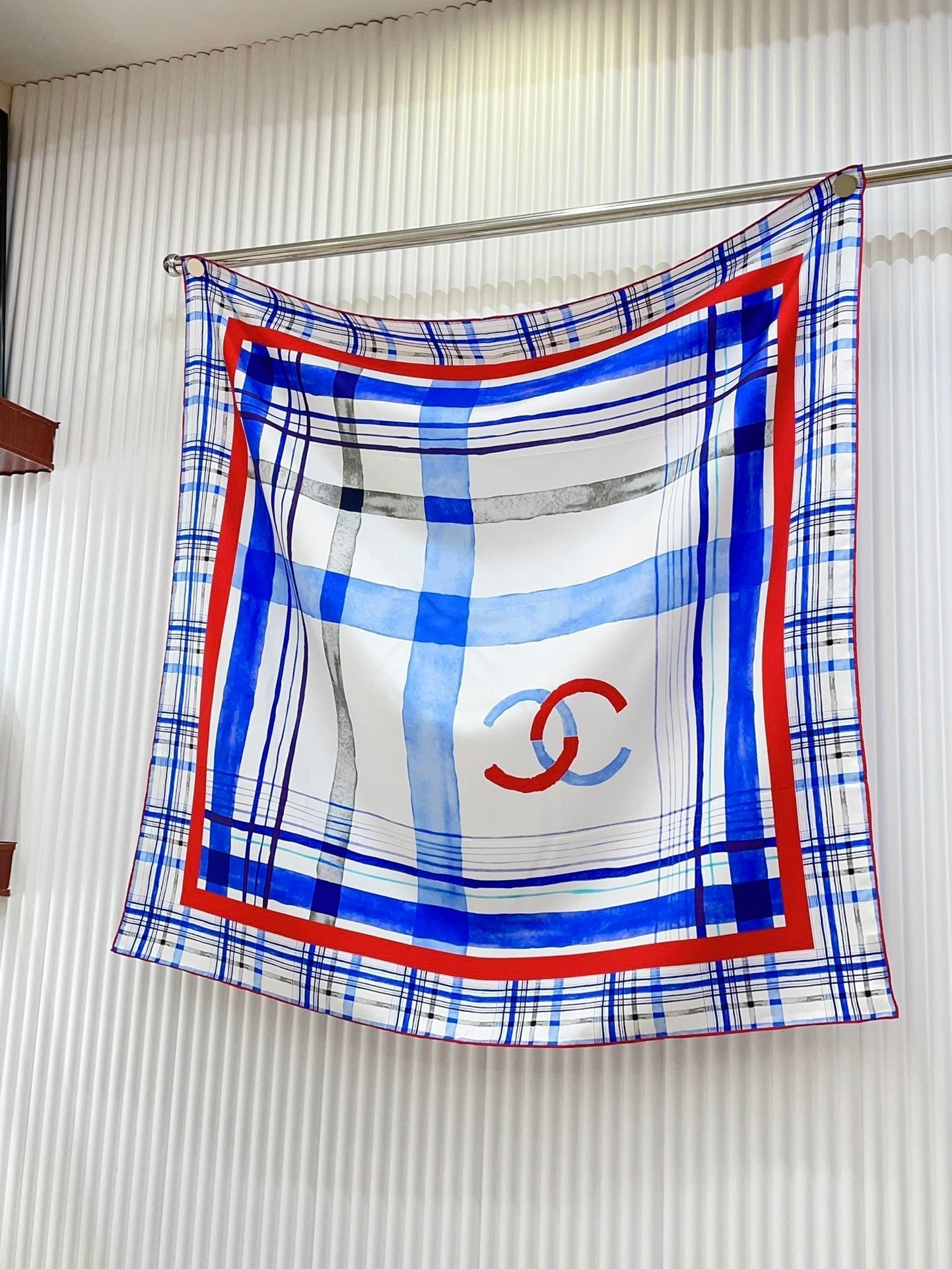 CC Square Scarf 90 CM In Colorful Silk Twill  217209