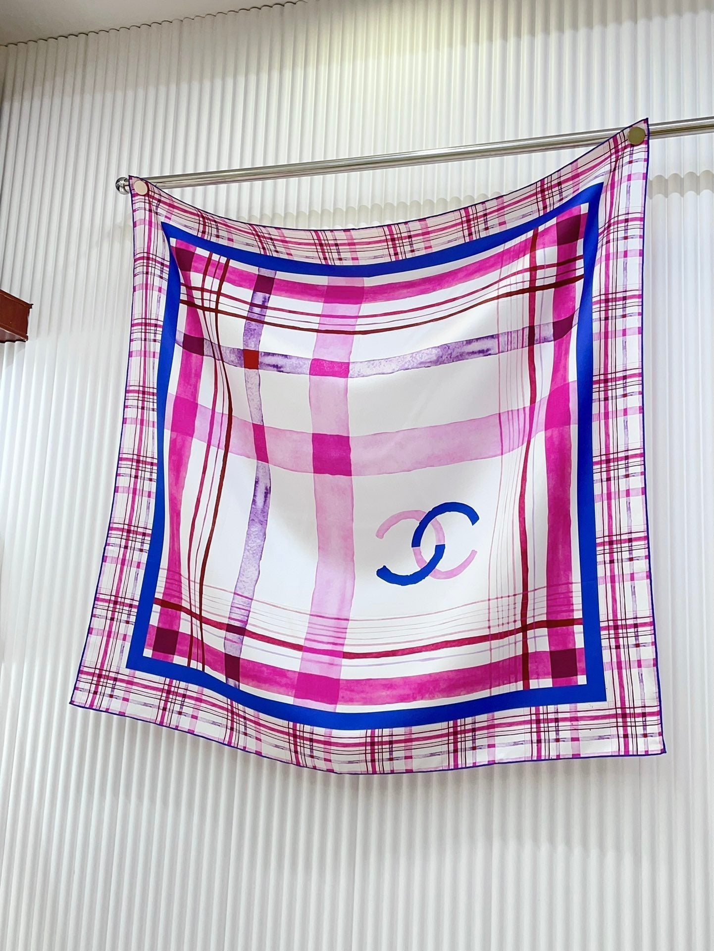 CC Square Scarf 90 CM In Colorful Silk Twill  217211