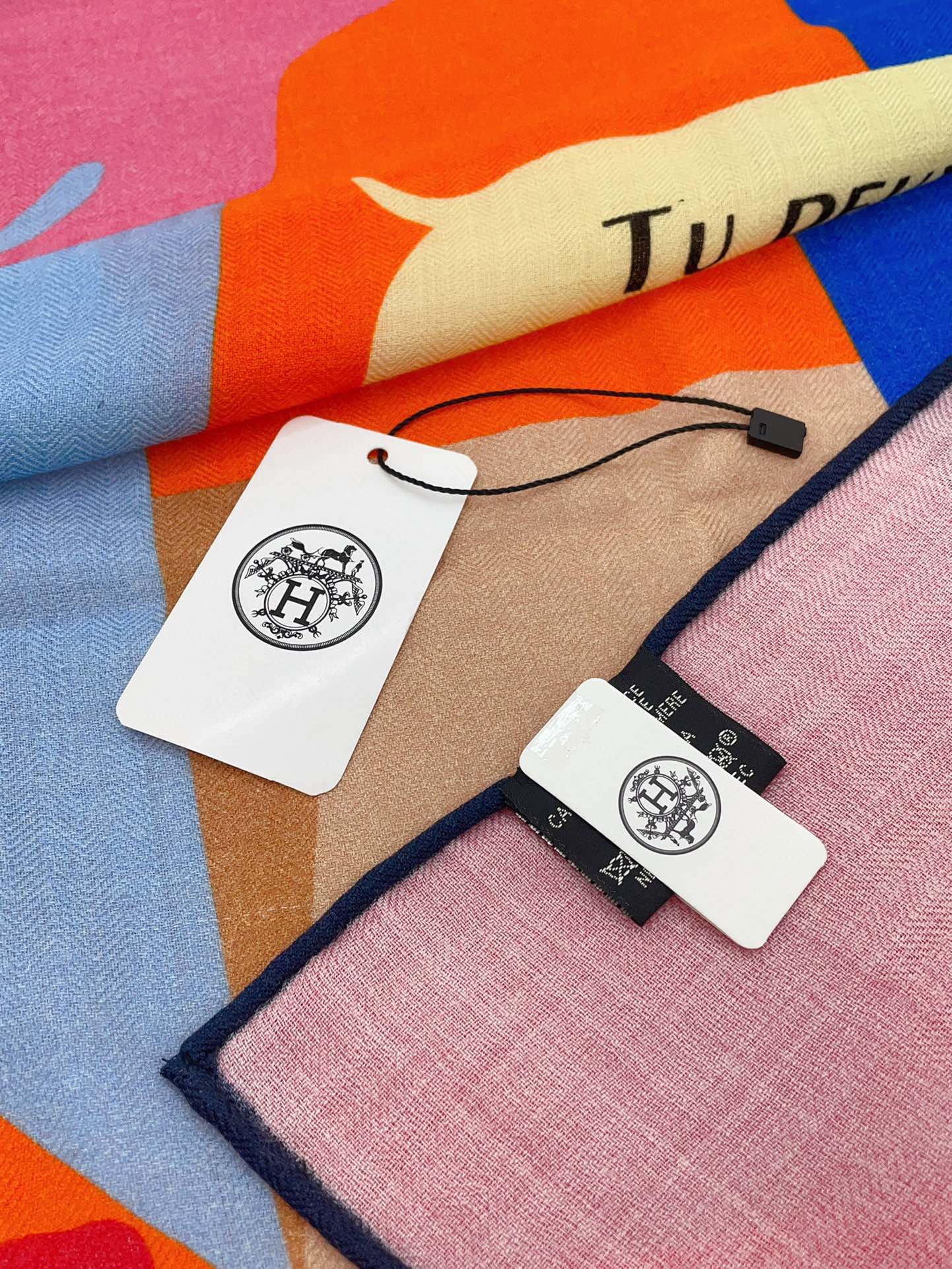 Is This a Love Story? Scarf 140 CM In Colorful Cashmere And Silk 217220