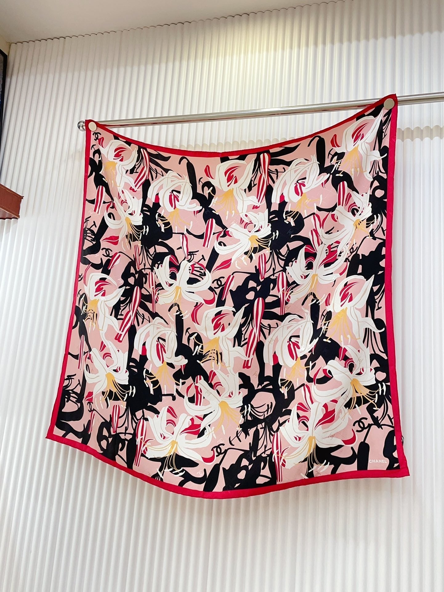 CC Square Scarf 90 CM In Colorful Silk Twill  296708