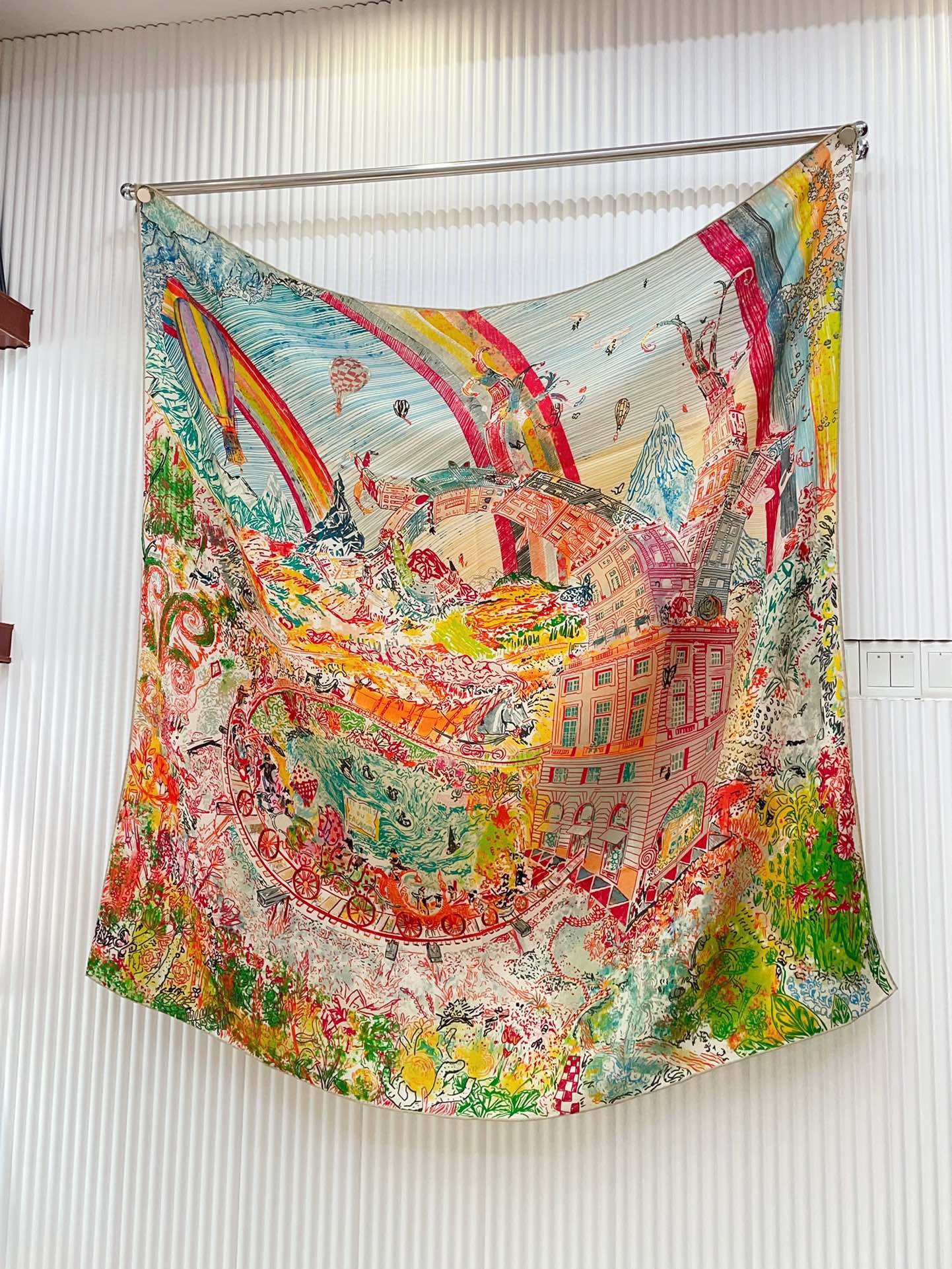 SCARF 140 CM COLORFUL 389994