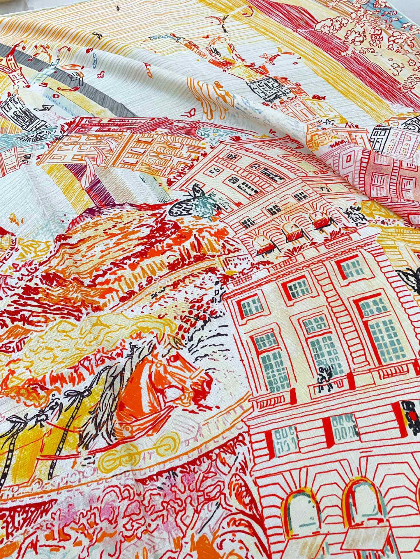 SCARF 140 CM COLORFUL 389996