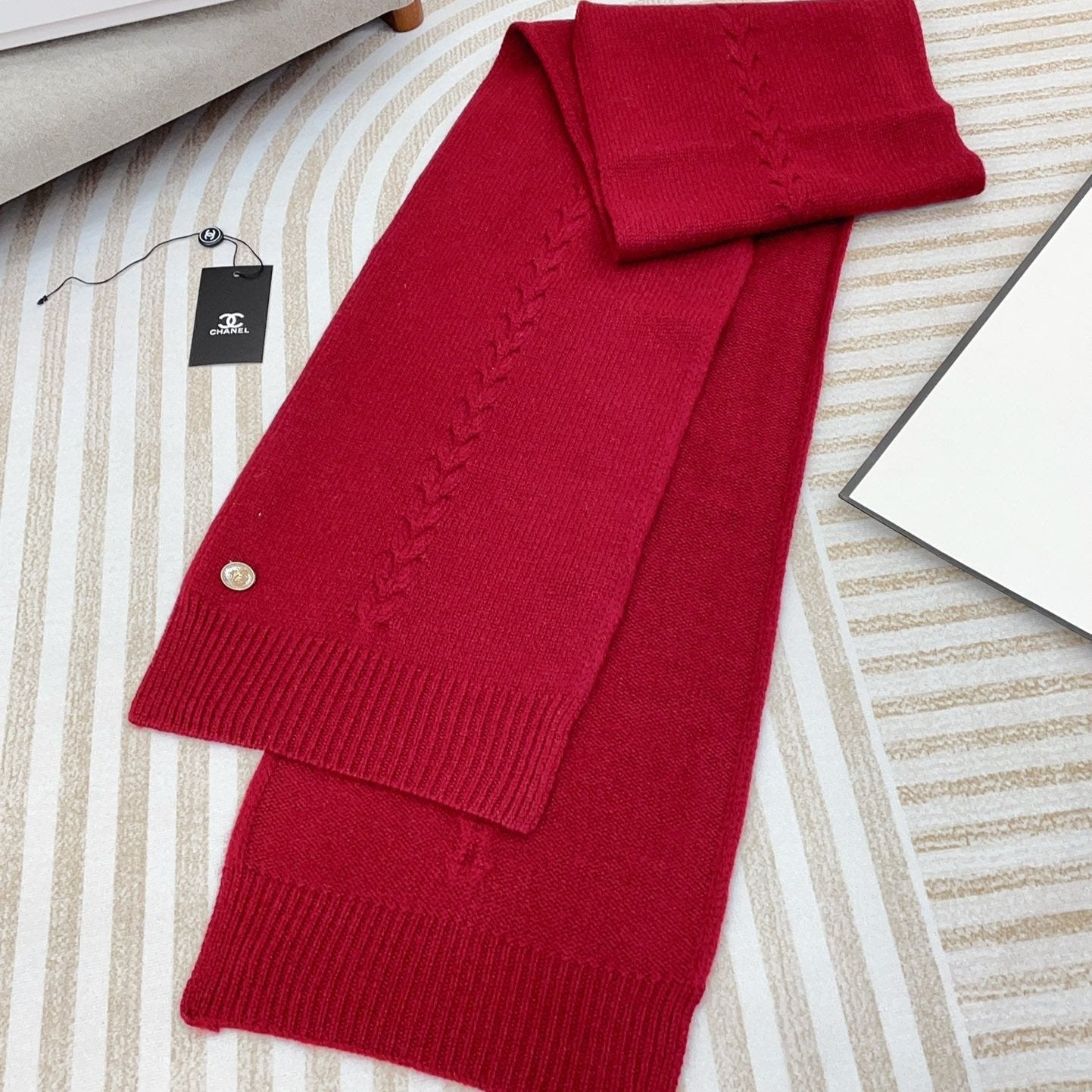 CC Scarf 180 CM In Red Wool 398266