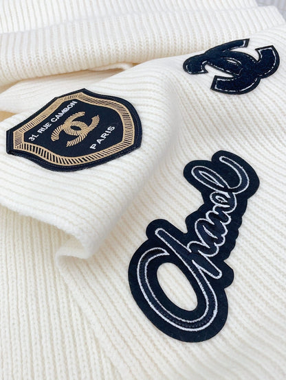 CC Scarf 180 CM In White Cashmere 405080