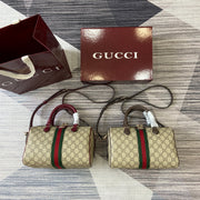 GG Ophidia Bag 25cm Canvas leather 339622