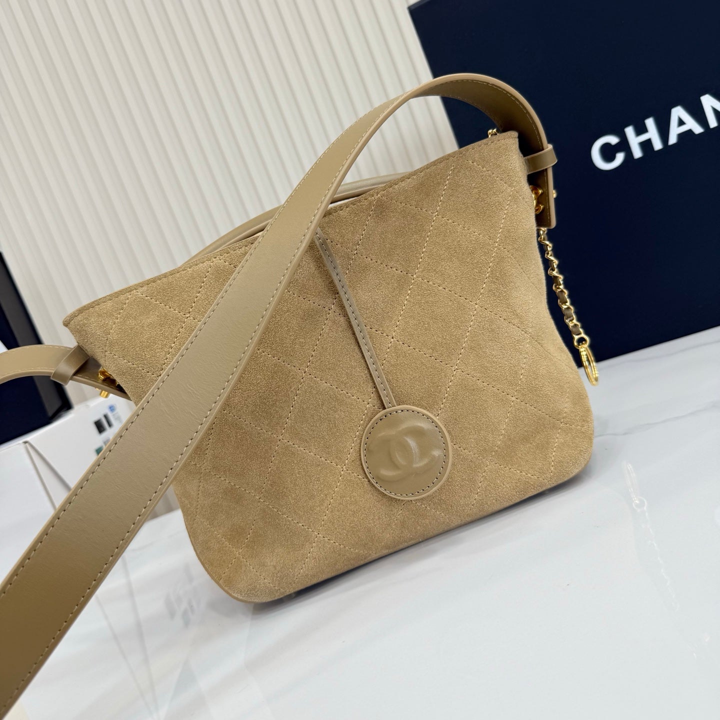 Chanel 2026 Bag 26cm Suede Leather 156914