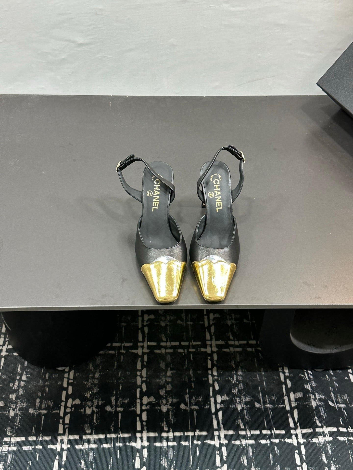 Chanel 2026 Back Strap High Heels Pumps Leather Sheepskin 832512