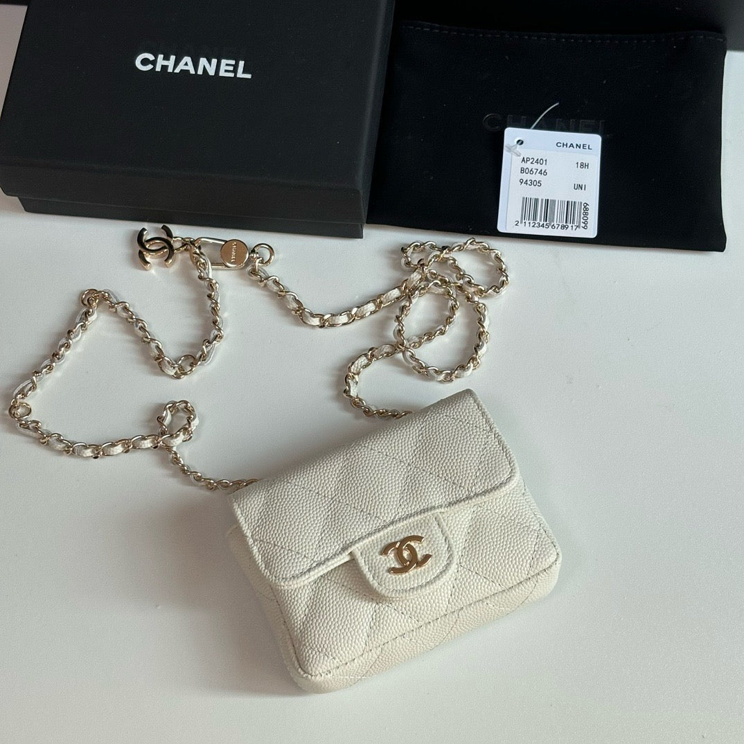 Chanel 11cm Classic Chain Waist Bag 160724