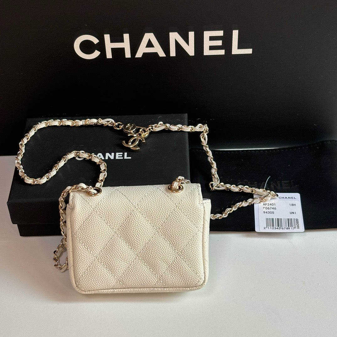 Chanel 11cm Classic Chain Waist Bag 160724