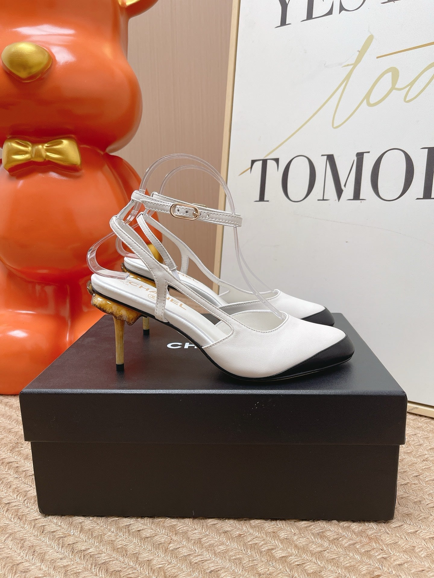 Chanel 2026 Mushroom-heeled Slingback 70mm Lambskin 855283