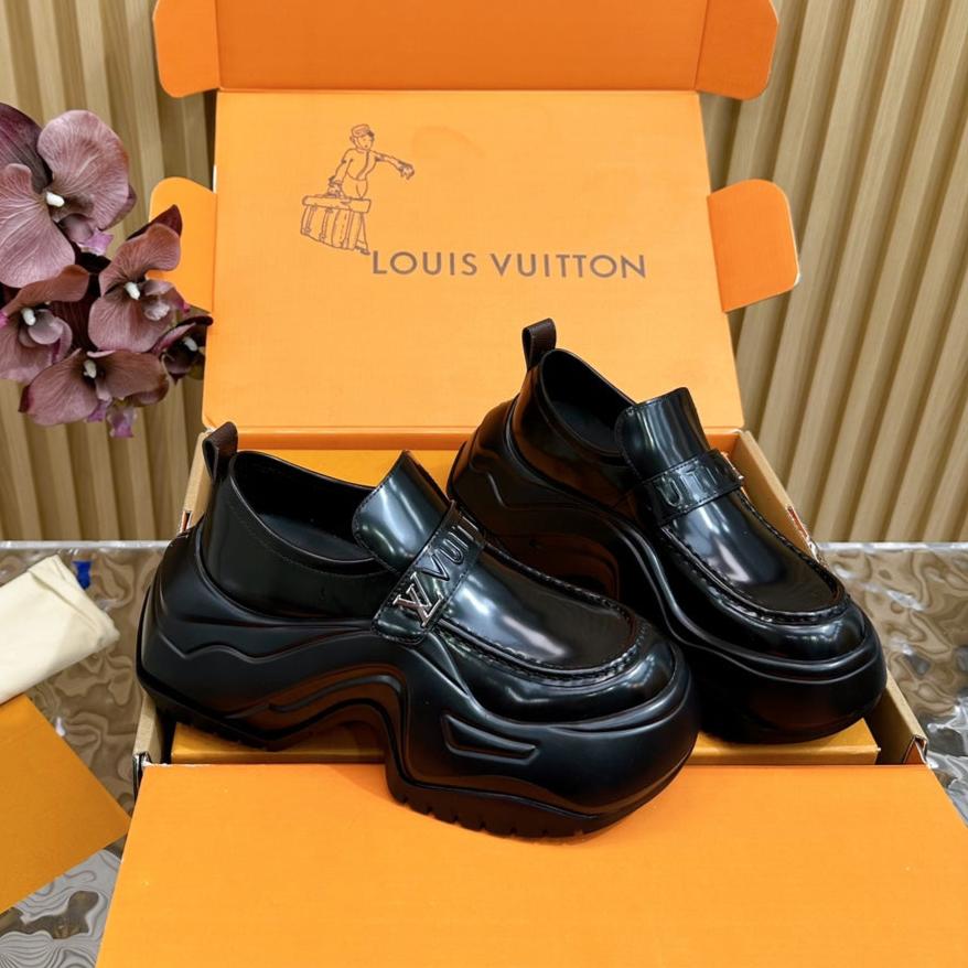 LV Archlight 2.0 Platform loafers 50mm Black Cowhide
