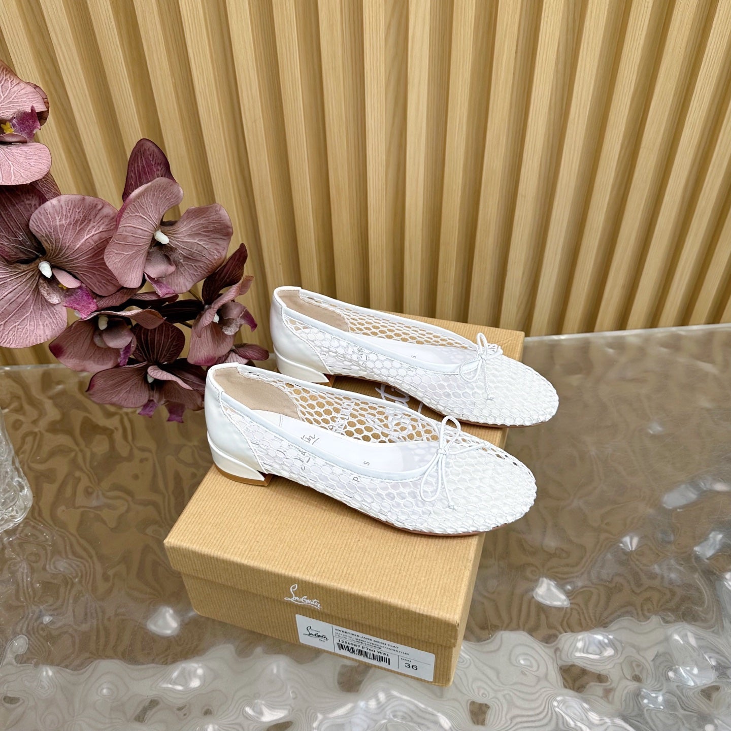 CL 25 Mary Jane Pumps White Mesh 317851