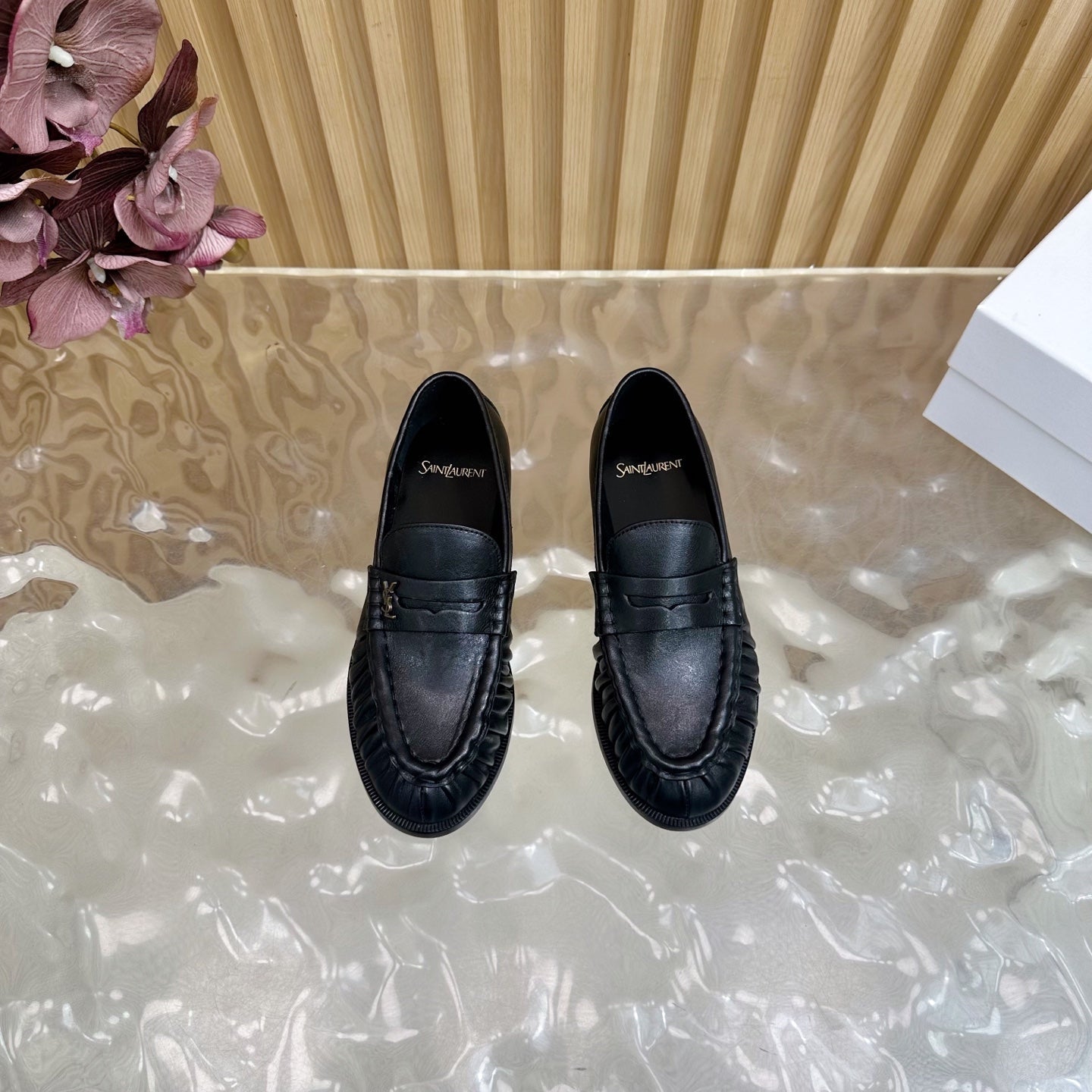 YSL 2025 Loafer Black Cowhide 174547