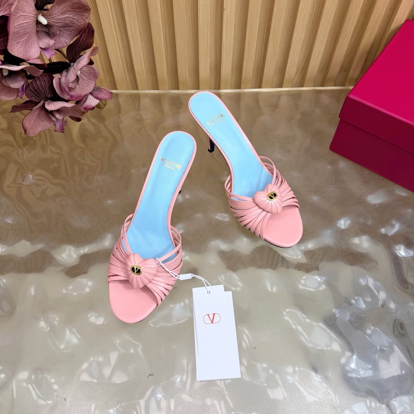 Valentino 2026 Garavani Coeur Royal 80mm Sandals 853005