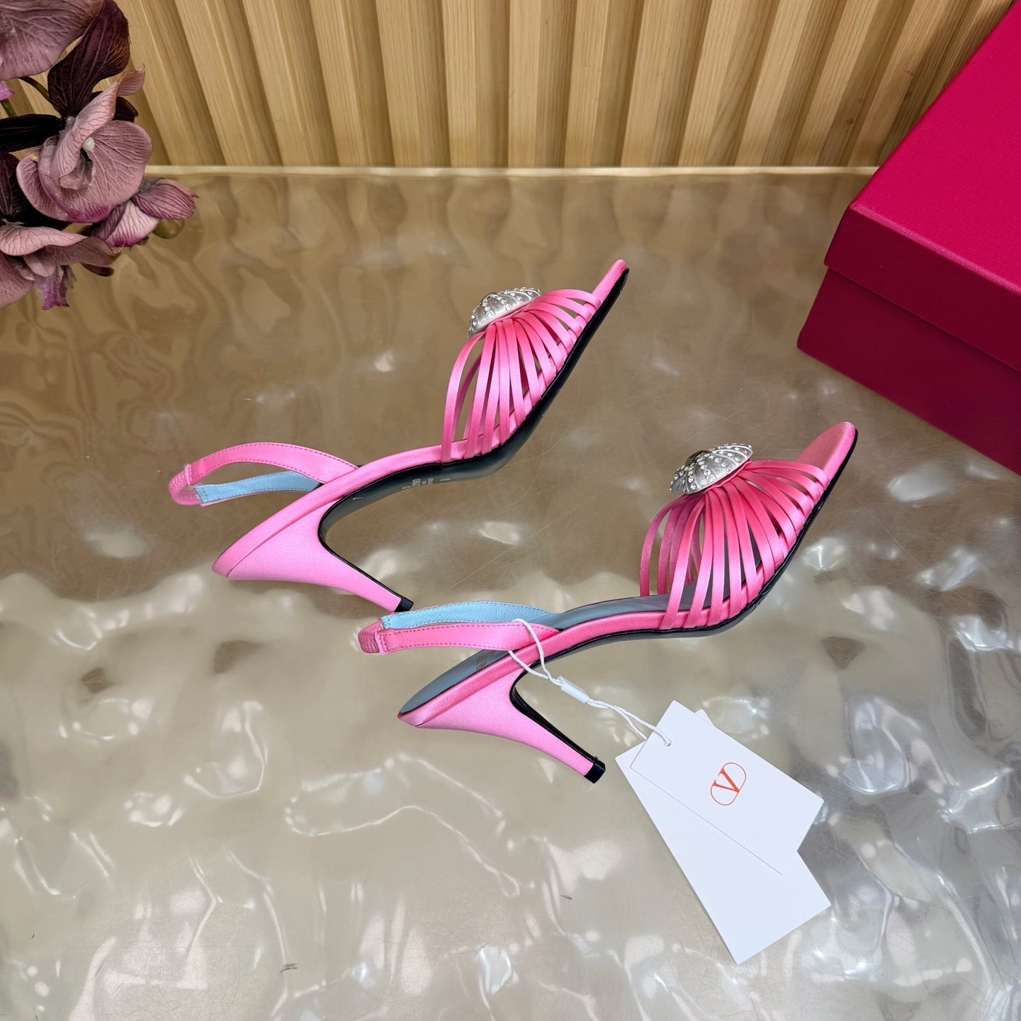 Valentino 2026 Garavani Coeur Royal 80mm Sandals 853006