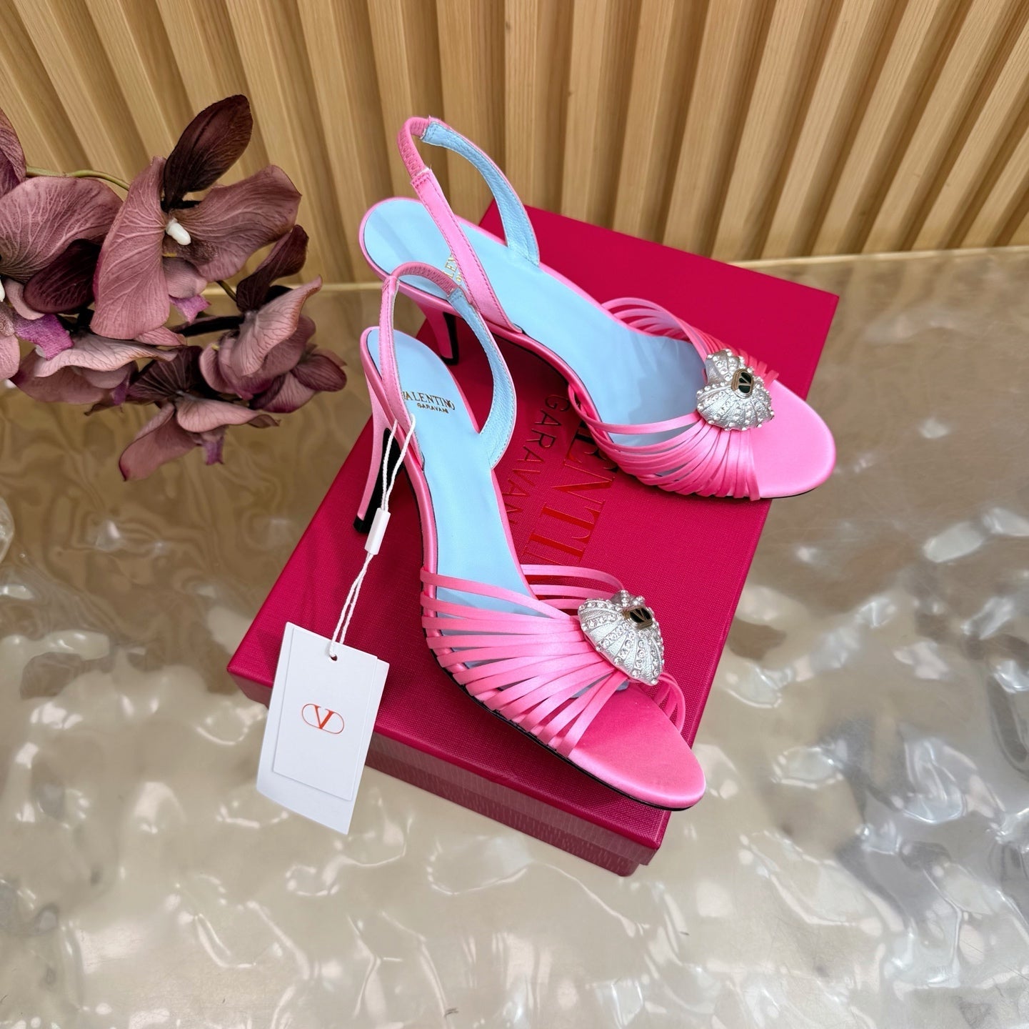 Valentino 2026 Garavani Coeur Royal 80mm Sandals 853006