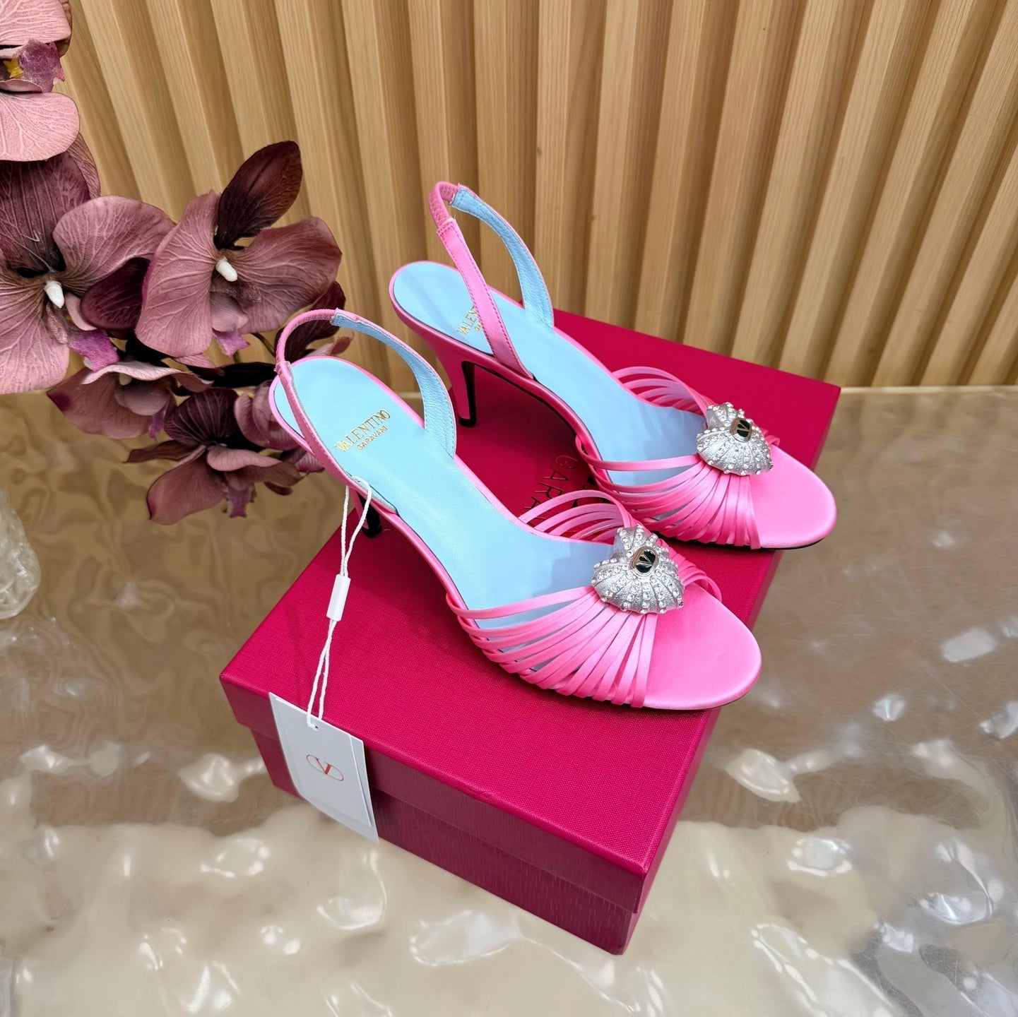 Valentino 2026 Garavani Coeur Royal 80mm Sandals 853006