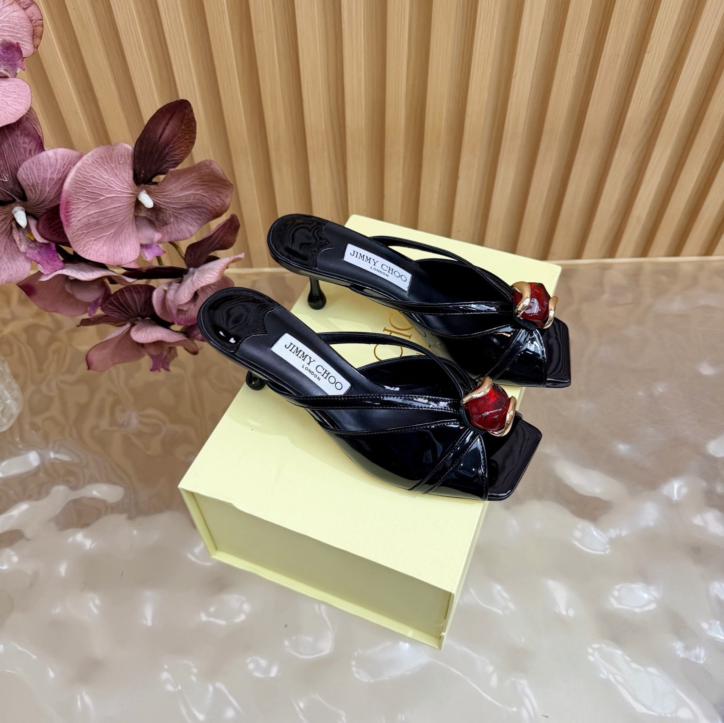 Jimmy Choo 2026 Brigitte Sandals Patent Leather 949774