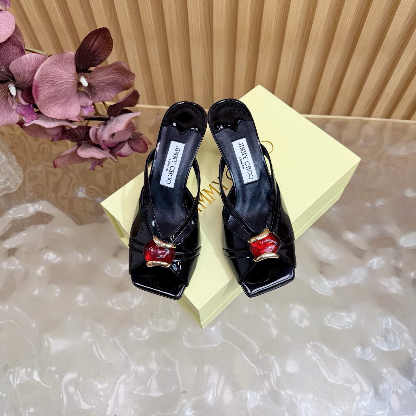 Jimmy Choo 2026 Brigitte Sandals Patent Leather 949774
